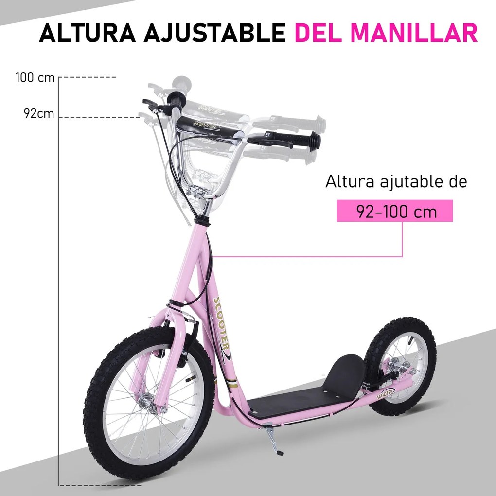 Trotinete para Crianças acima de 5 anos Scooter de 2 Rodas Grandes com