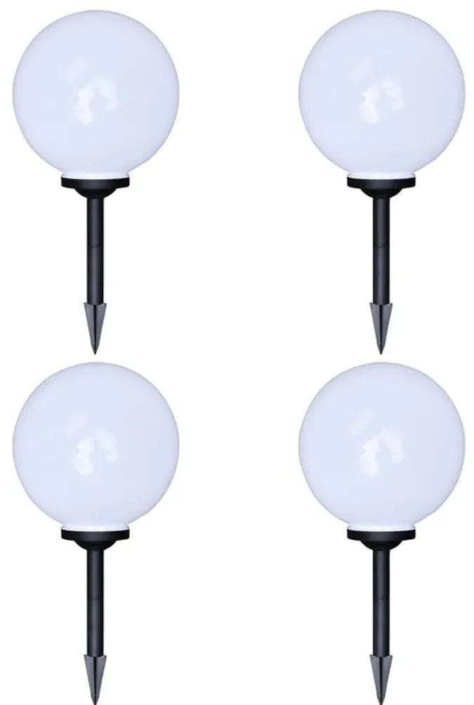 Candeeiros de exterior 4 pcs LED 30 cm com estacas de enterrar