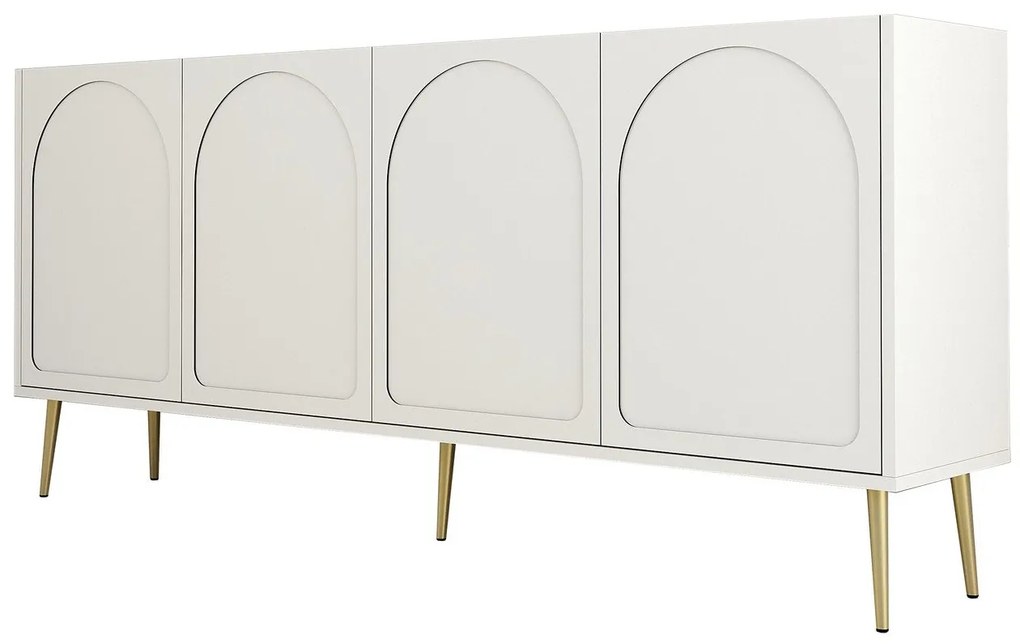 Console Lyon – Cream Gold – 180 cm x 80 cm x 35 cm