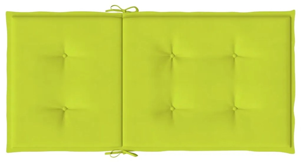 Almofadões lombares p/ cadeiras jardim 4pcs oxford verde brilh.