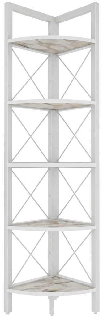 Estante Remo – Branco – 30,5 cm x 33 cm x 160 cm