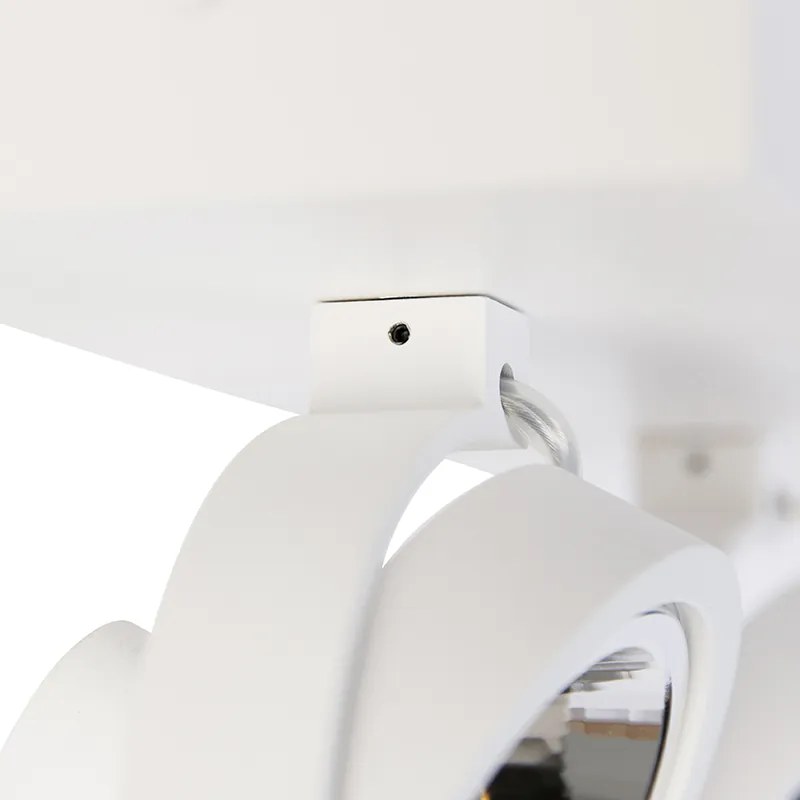 Projetores de design ajustáveis brancos 2-luzes - Go Moderno