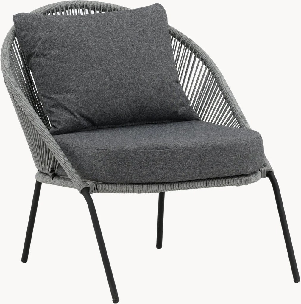 Cadeiras de braços para jardim empilháveis Lindos, conjunto de 2