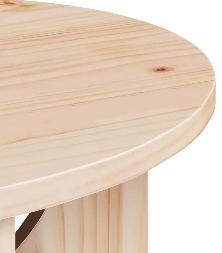 Mesa de centro Natural 50 x 50 x 35 cm