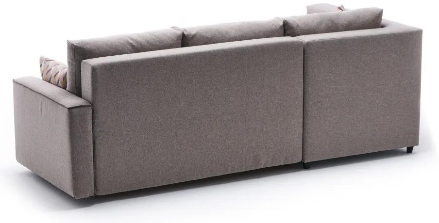 Sofá-Cama de Canto Ece – Creme – 242 x 88 x 90 cm