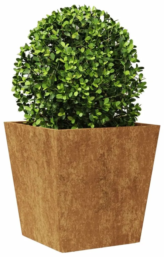 Garden Planter 40x40x40 cm aço resistente às intempéries