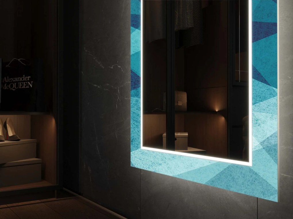 Espelho LED com decoração D24