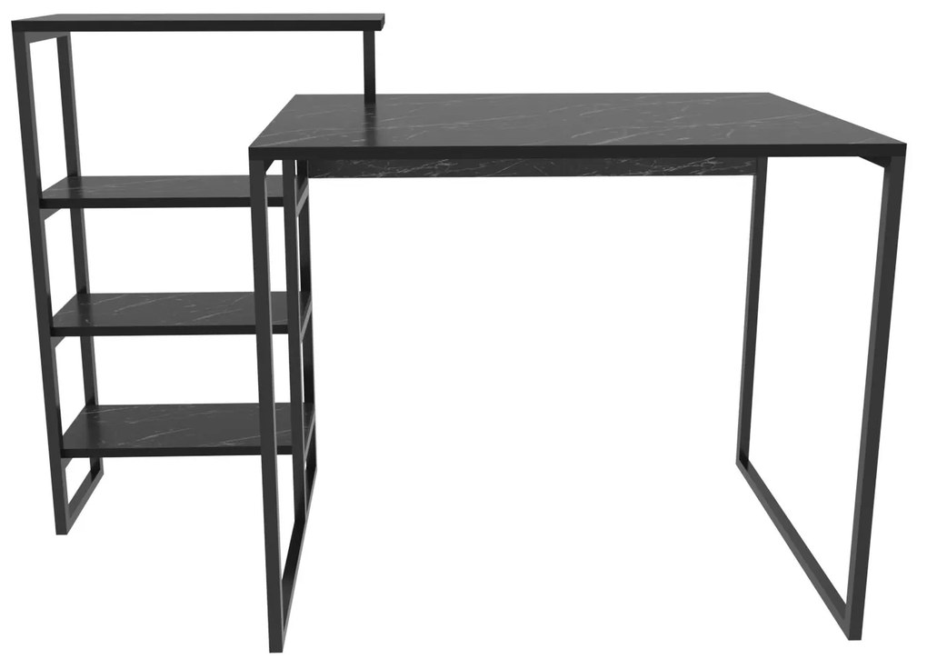 Secretária Rino – Preto – 133x60x76,8 cm
