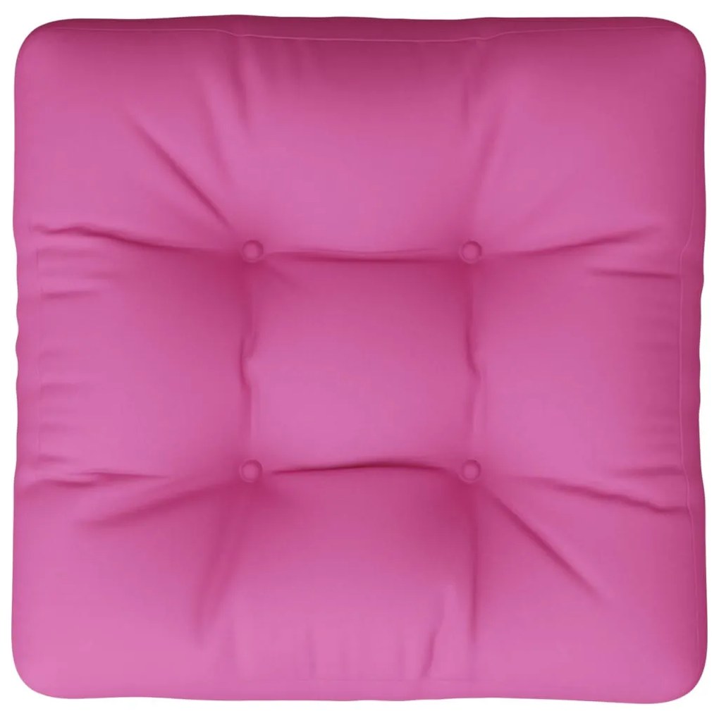Almofadão para paletes 58x58x10 cm tecido oxford rosa