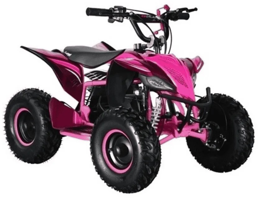 MINI MOTO 4 INFANTIL GASOLINA 50CC MTR MINI KF ROSA