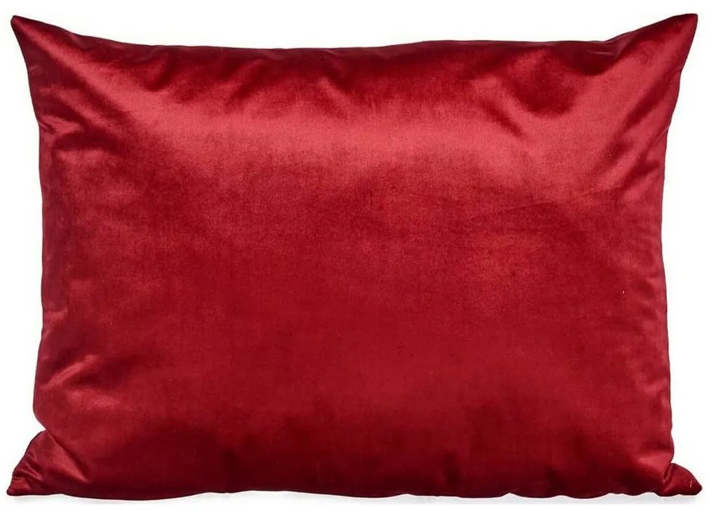 Almofada Poliéster Veludo Vermelho (45 x 15 x 60 cm)