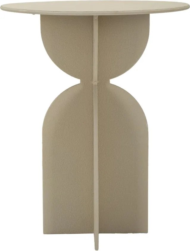 MESA DE CENTRO DUNE Ø 45X58CM CREME