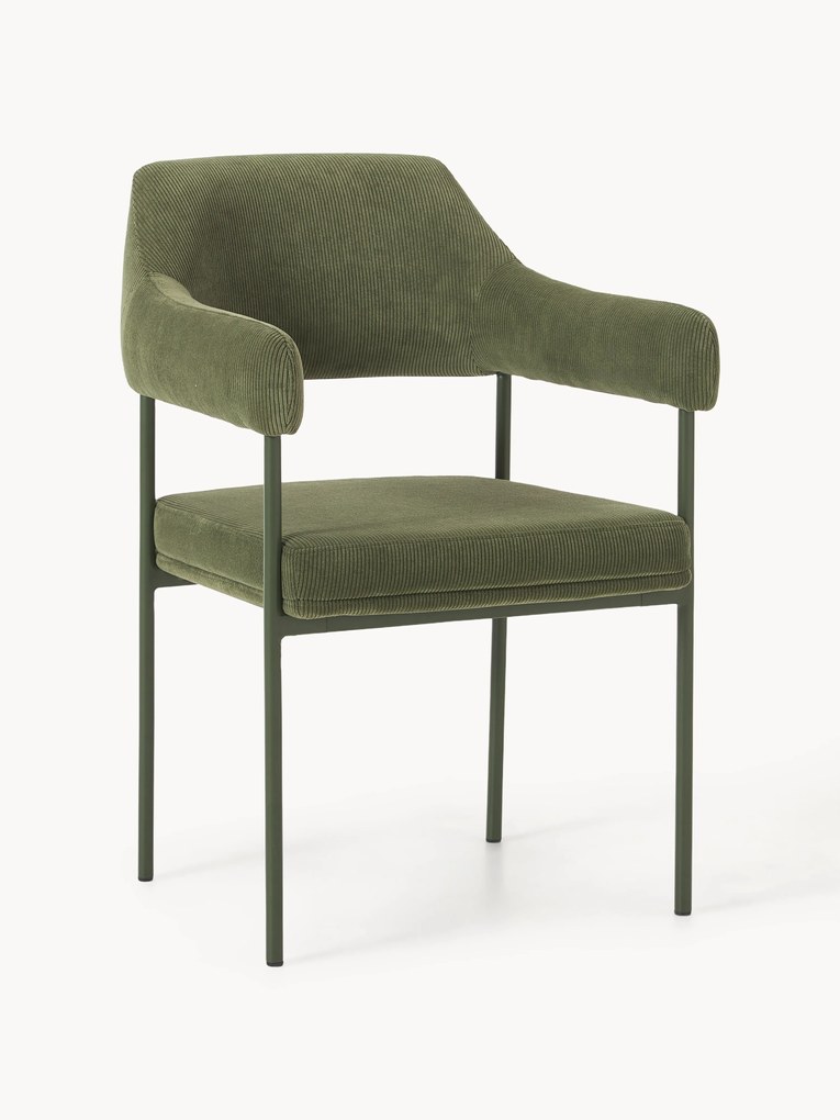 Cadeira de jantar em bombazina Zoe