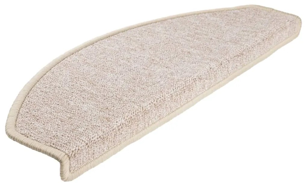 Tapetes de escadas 10 pcs 65x24x4 cm cinza-acastanhado