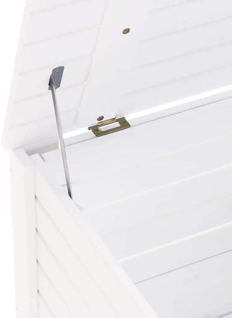 Caixa arrumação c/ tampa RANA 100x49x54 cm pinho maciço branco