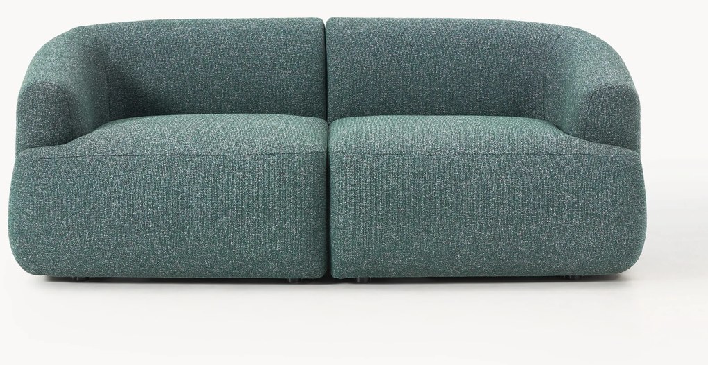 Sofá modular em bouclé Sofia (2 lugares)