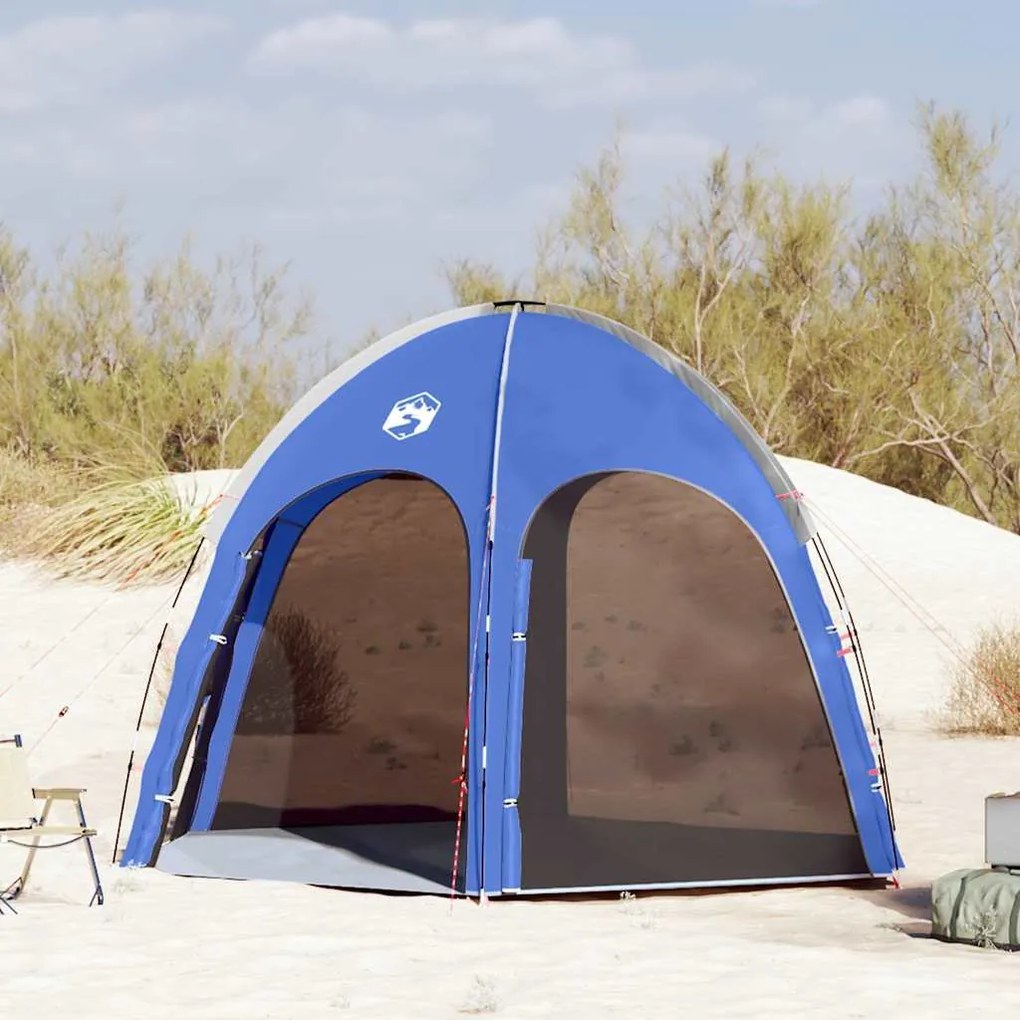 vidaXL Tenda de Piscina Azul Céu 366 x 305 cm, impermeável.