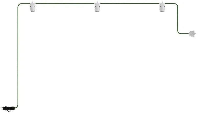 EIVA luz de corda portátil ao ar livre IP65 com 3 luzes