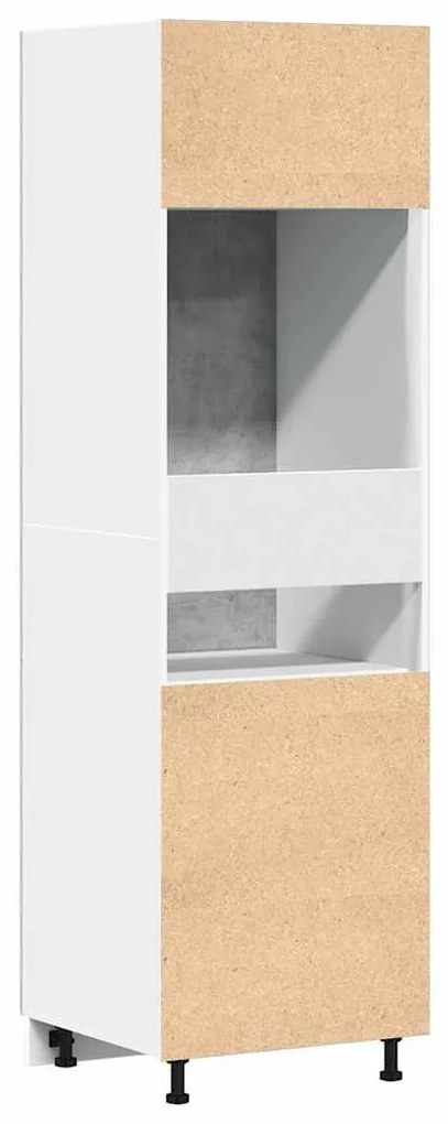 Armário para frigorífico “Lyon” 60x57x207 cm cinza