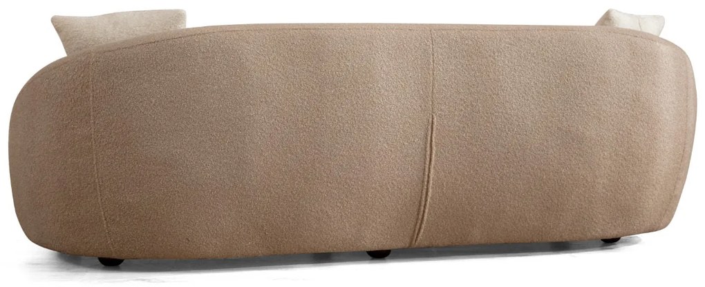Sofá de 3 Lugares Napoli – Cappuccino – 230x75x94 cm