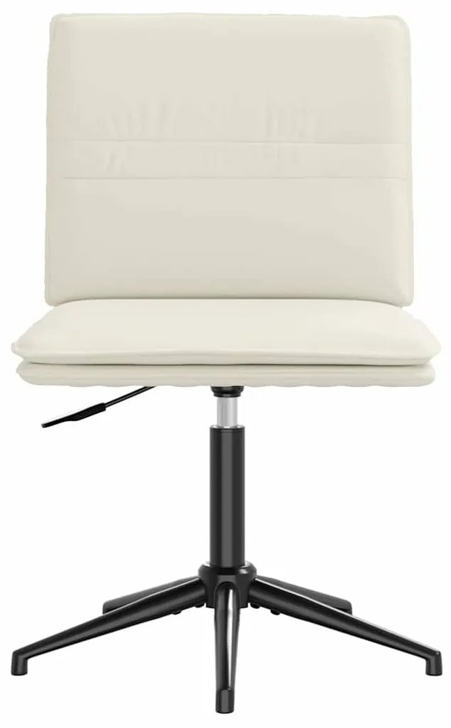 Cadeira de jantar veludo cor creme