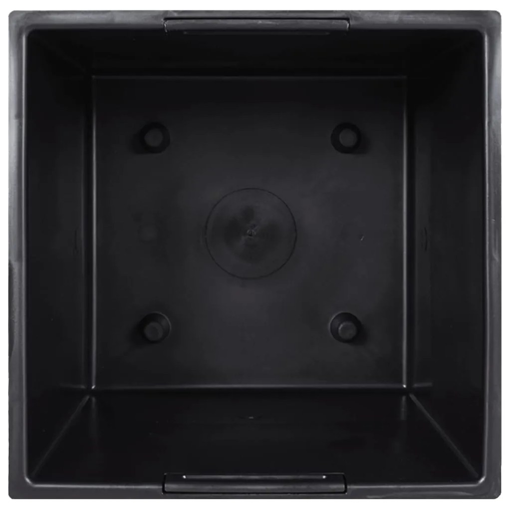 Vaso c/ interior removível 21/49 L + aspeto cimento antracite