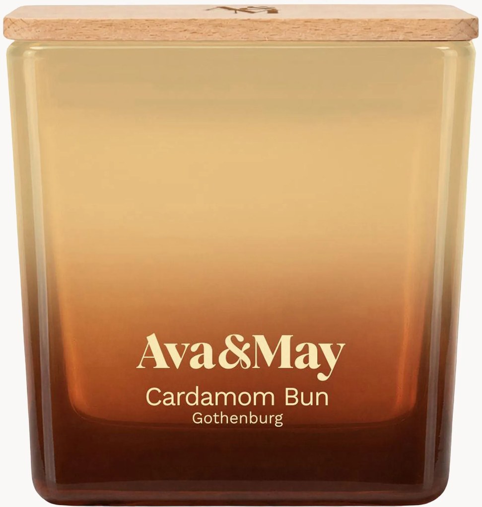 Vela perfumada grande Cardamom Bun (cardamomo, açúcar, baunilha)