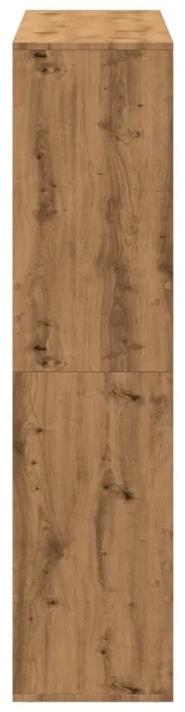 Estante 100x33x135 cm derivados de madeira carvalho artisiano