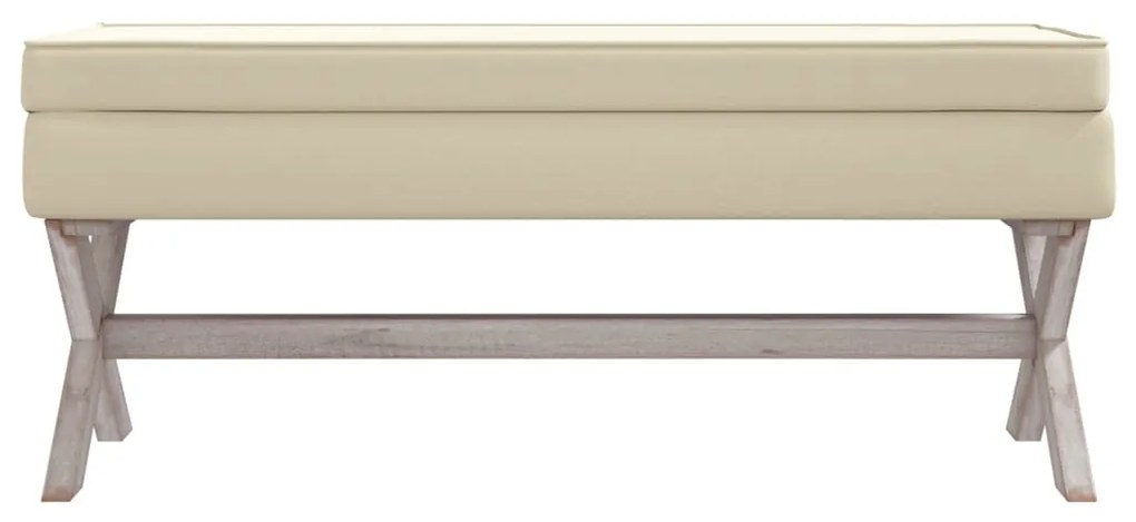 Banco de arrumação 110x45x49 cm linho