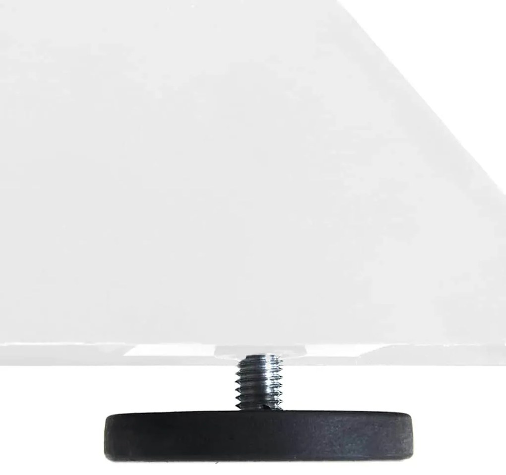 Pé de mesa de jantar em formato de aranha, branco, 85x85x(72-73) cm, a