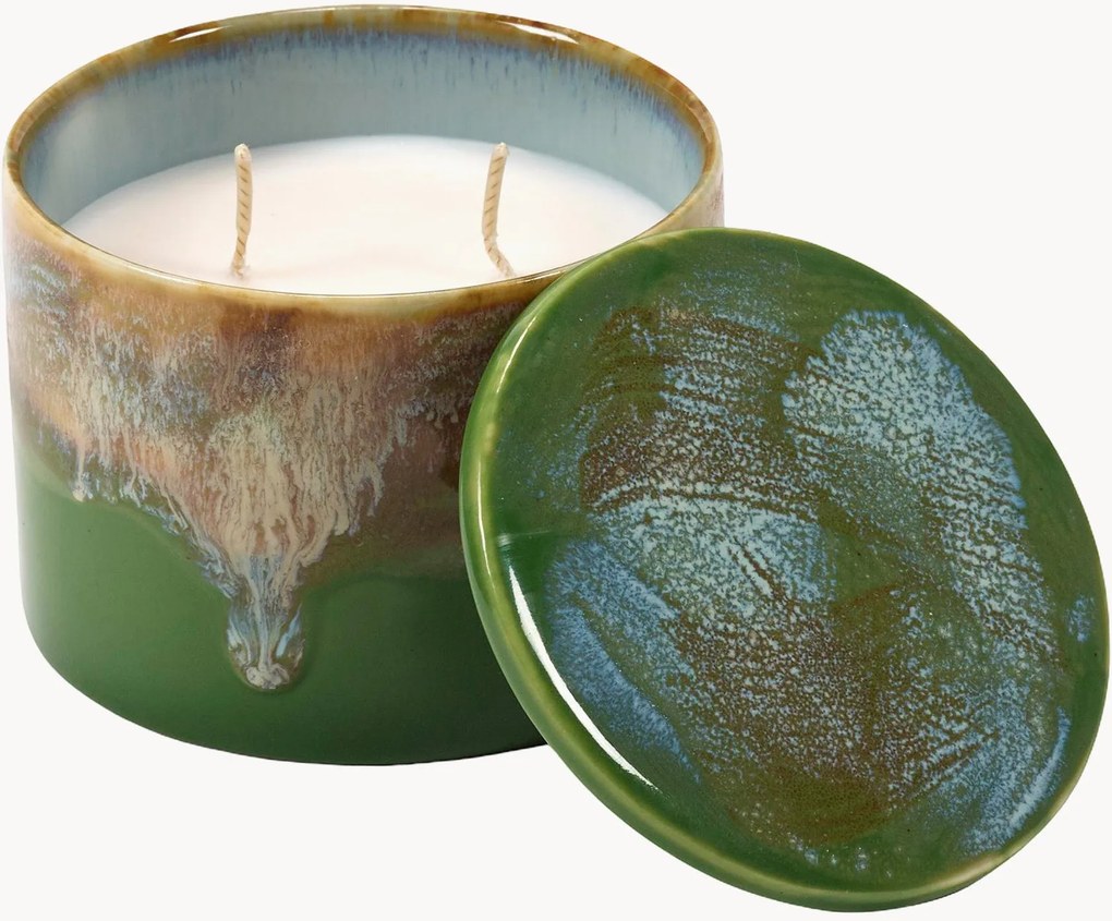 Vela perfumada Lisbon (bálsamo e madeiras, mirra do templo, laranja)
