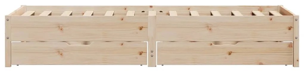 Cama sem colchão 90x190 cm madeira de pinho maciça