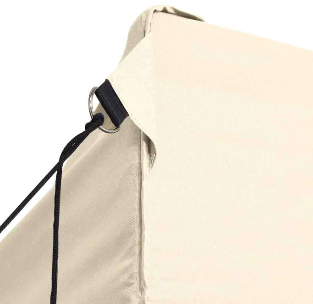 Tenda dobrável profissional festas 3 paredes 3x4m aço cor creme