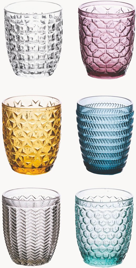 Copos Geometrie, conjunto de 6