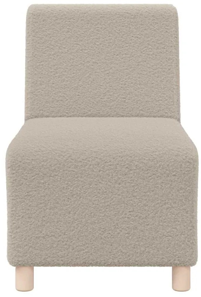 Sofá Chiar 3 pcs Cinzento-claro 55 x 74 x 82 cm
