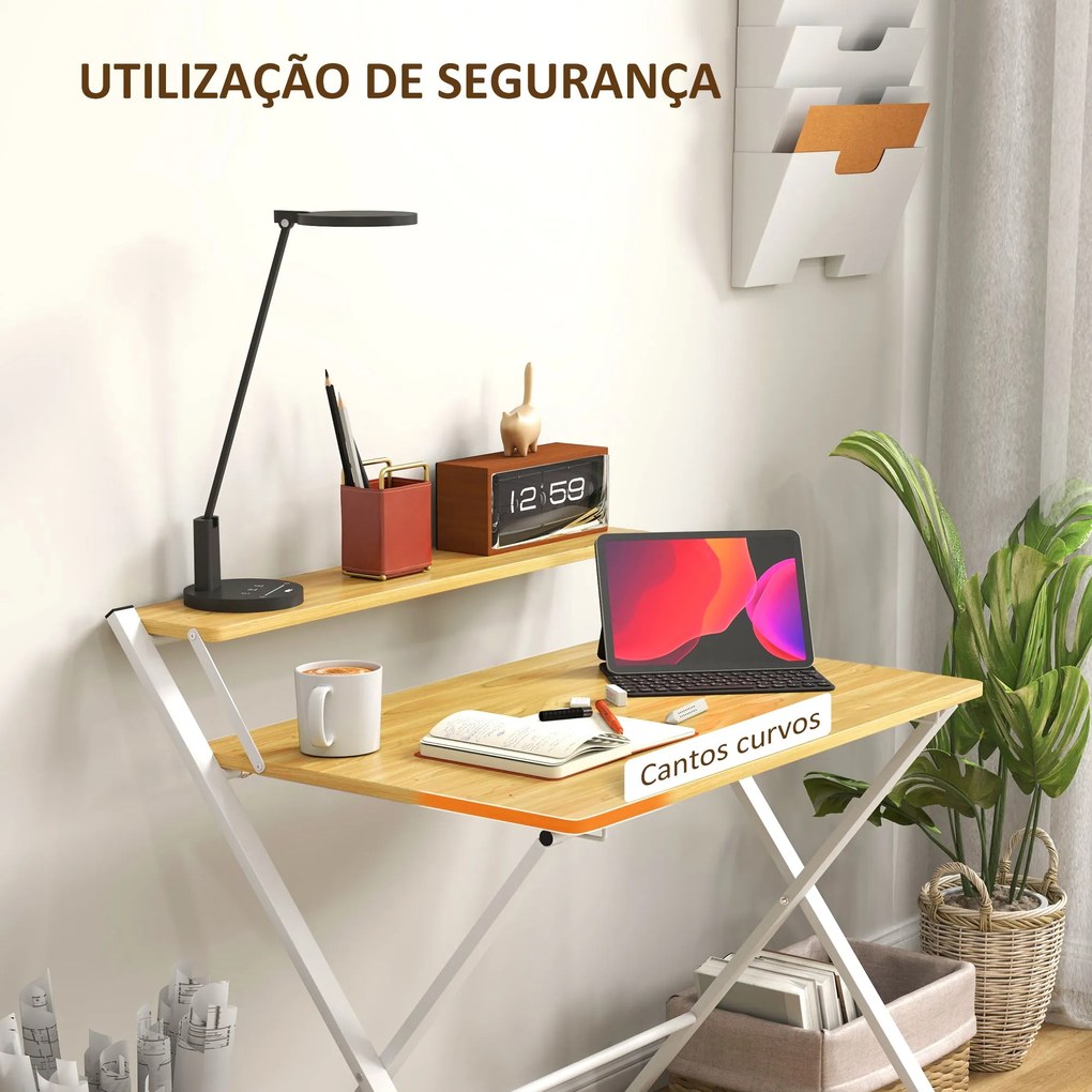 Secretária de Canto – Modelo Västerås – 86x66x82 – Moderna – Branco