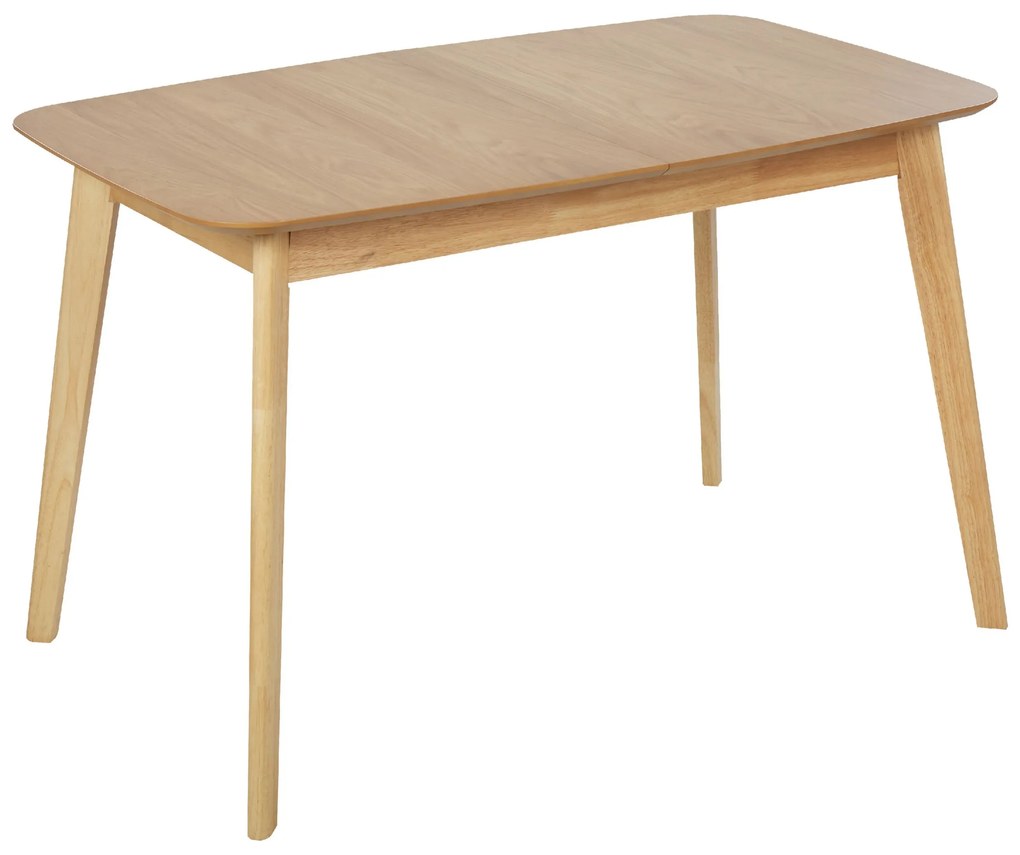 Mesa de refeição extensível em madeira castanha clara 120/150 x 75 cm MADOX Beliani