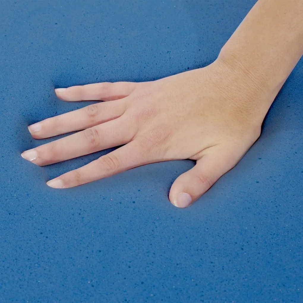 Colchão 180x200 cm espuma viscoelástica c/ memória 18 cm