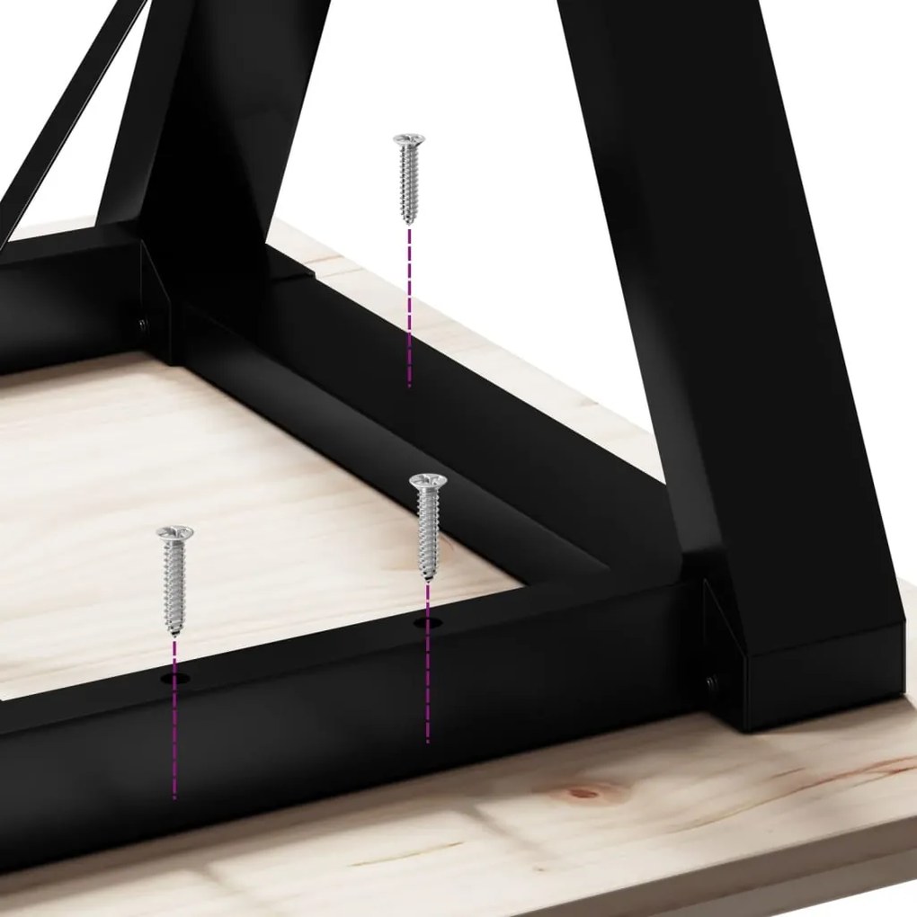Pernas para mesa de centro estrutura em Y aço