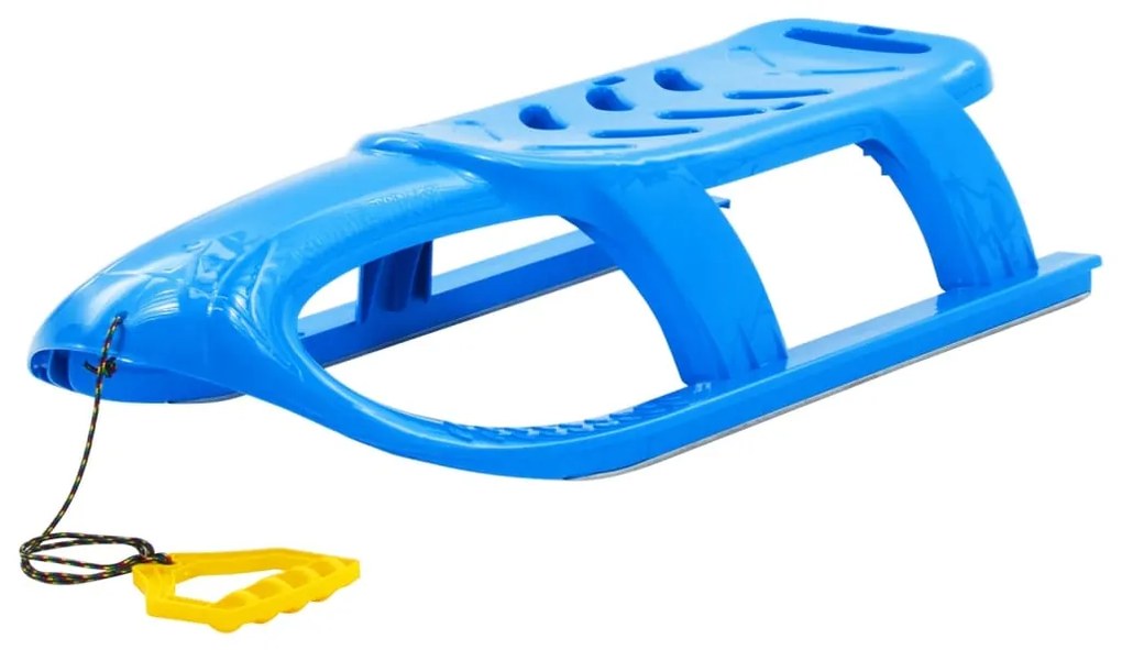 Trenó para crianças 102,5x40x23 cm polipropileno azul