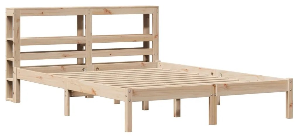 Cama sem colchão 120x200 cm madeira de pinho maciça