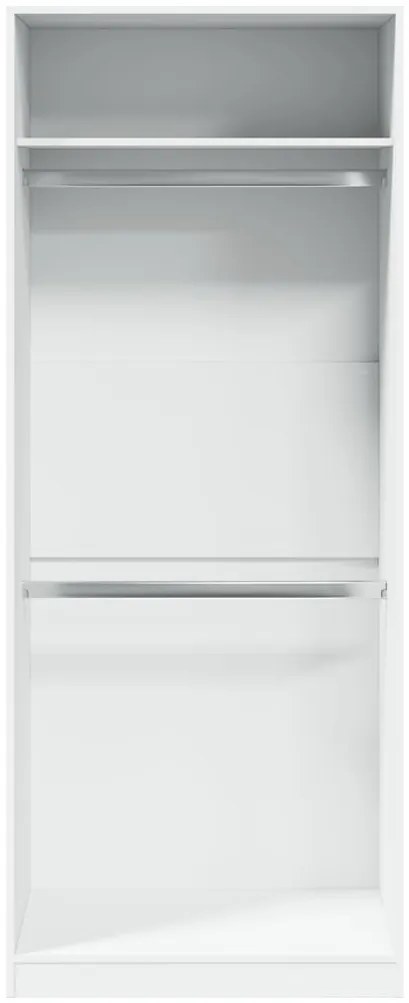 Roupeiro 80x50x200 cm derivados de madeira branco