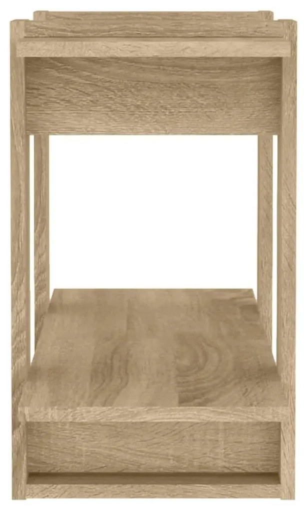 Estante/divisória 80x30x51 cm cor carvalho sonoma