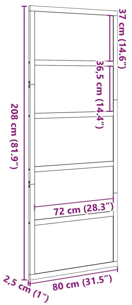 Porta de celeiro 80x208 cm madeira de pinho maciça branco