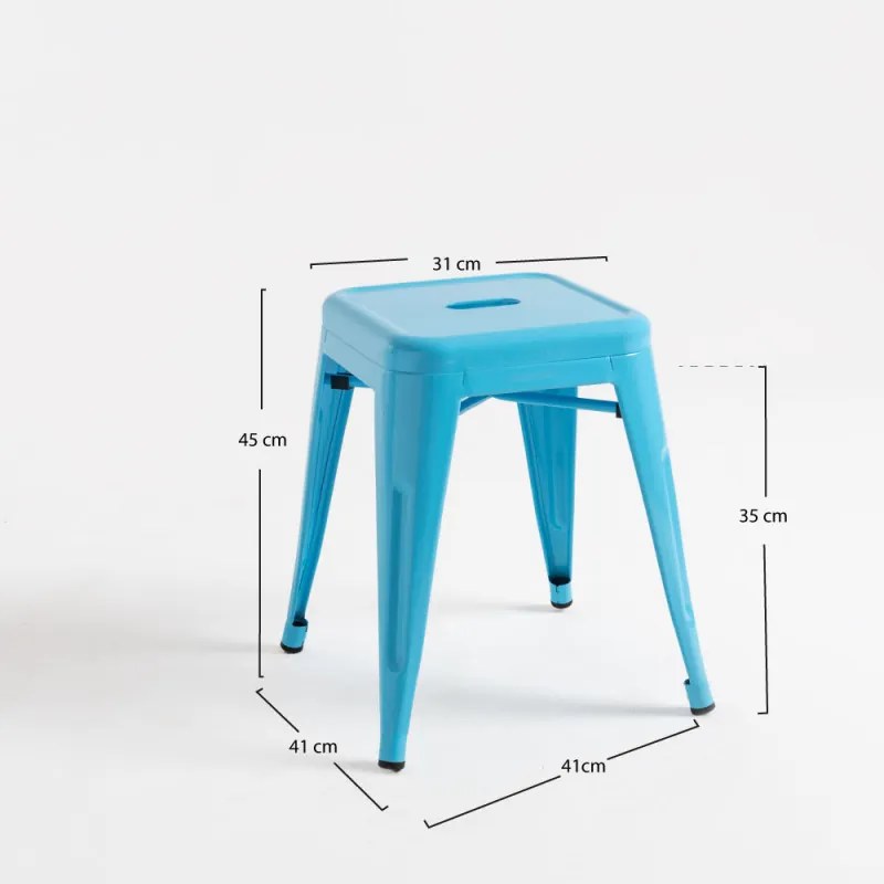 Banco Torix Pequeno - Azul celeste