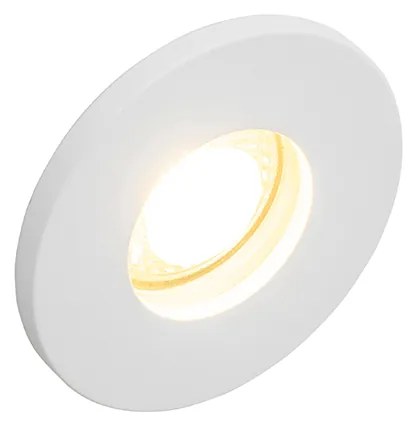 Foco embutido moderno branco para casa de banho - Shed Moderno
