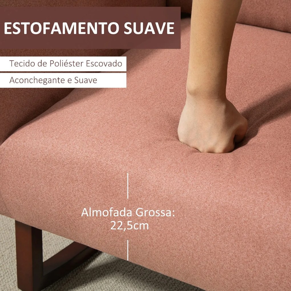 Poltrona Bally - Rosa - Design Nórdico