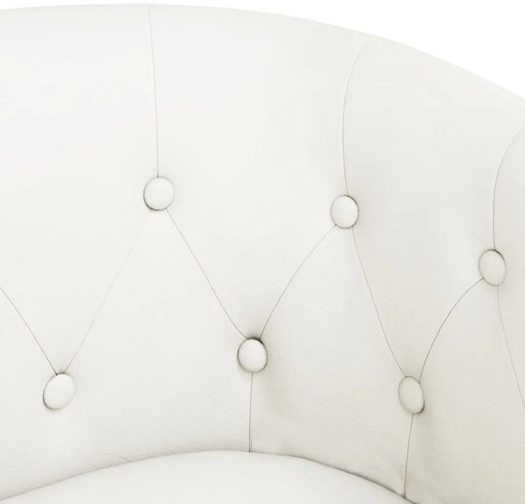 Poltrona couro artificial branco