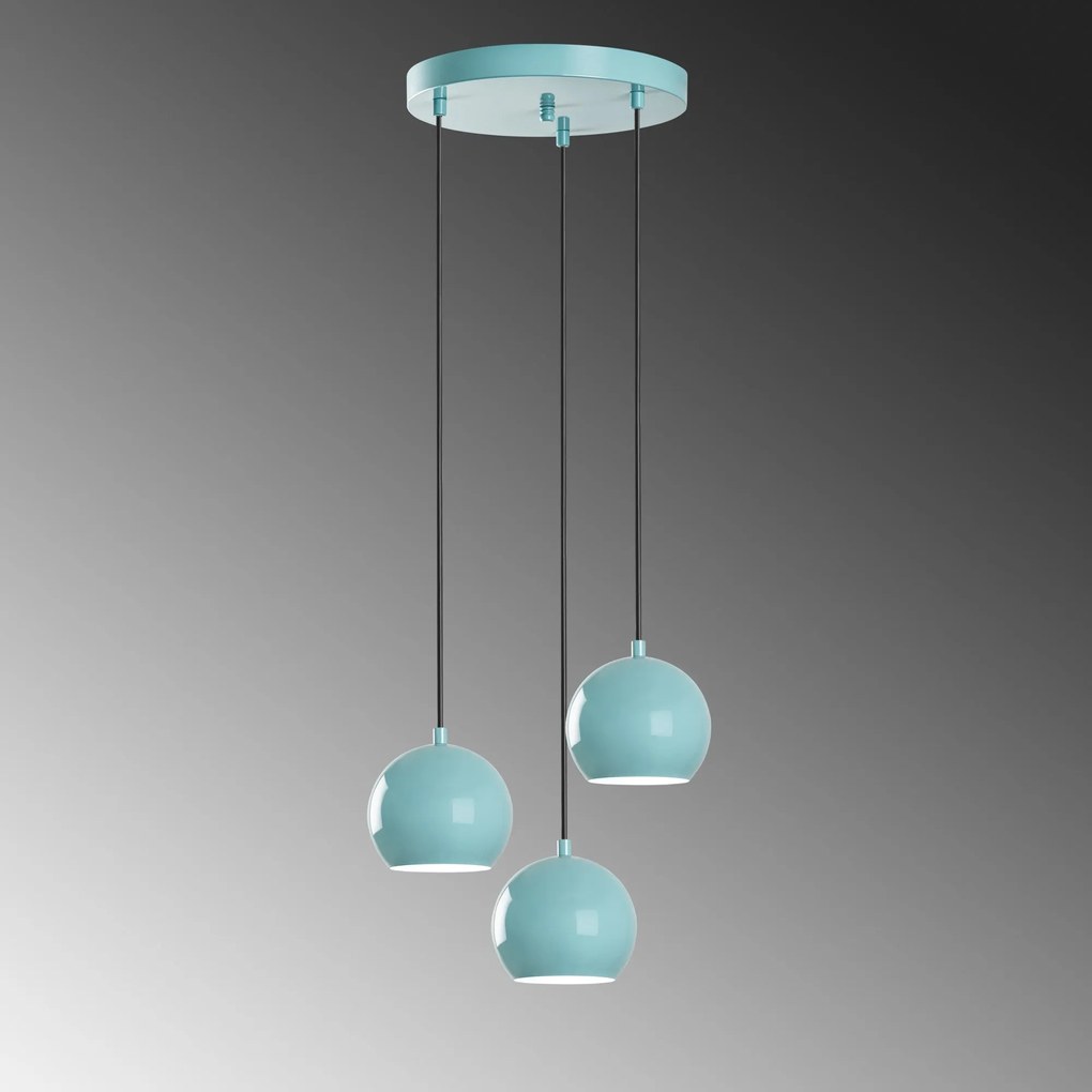 ****
Candeeiro de Teto Top – Turquesa – Diâmetro 45 cm
**