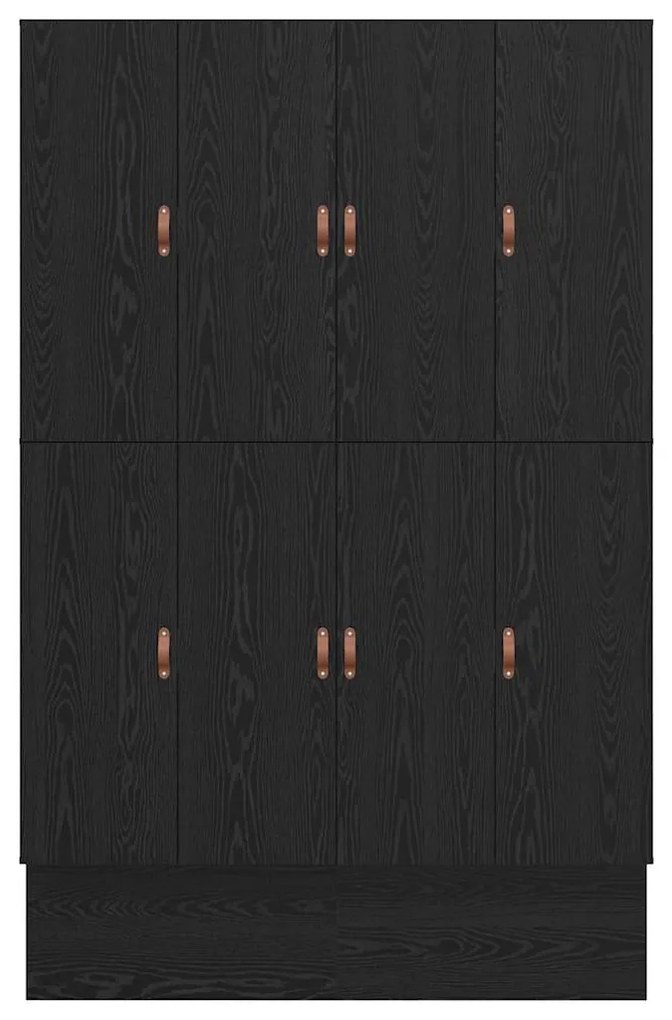 Cama de Armazenamento Preto Carvalho 135x190 cm